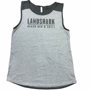 LAT Men Landshark Beach Bar & Grill Contrast Tank Top Size Large